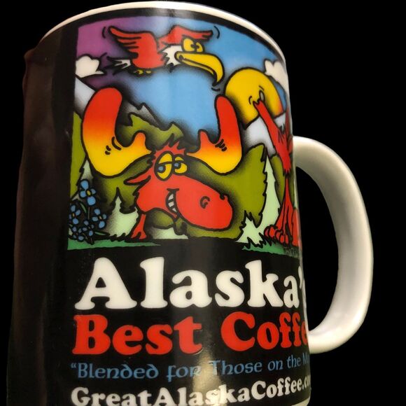 Alaska’s Best Coffee Mug, Great Alaska Coffee Cup, Funny Comical Coffee Mug - Picture 4 of 12